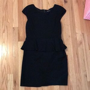 Peplum mini dress